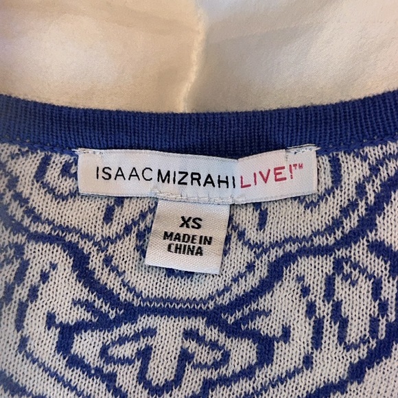 ISAAC MIZRAHI LIVE Button down Long sleeves Cardigan Size XS💙 EUC - Picture 5 of 13